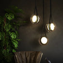 Creative glass yoyo chandelier for modern interior decoration