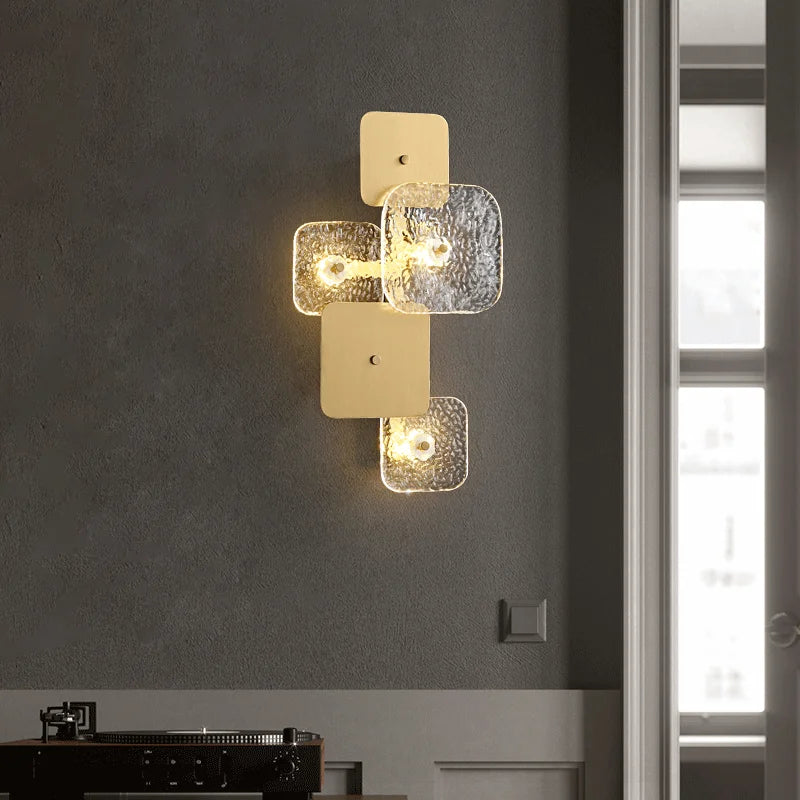 Designer copper LED wall light for modern decorative lighting - vue 4 sur 9