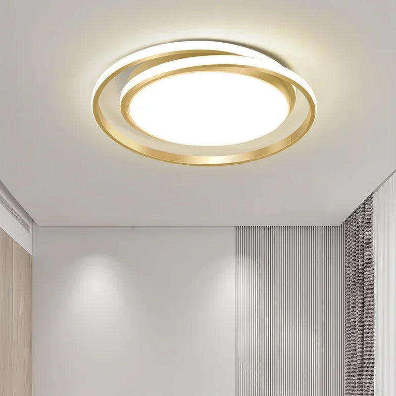 Modern gold chandelier for elegant interior décor