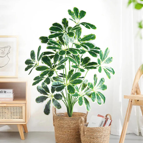 Artificial palm and monstera plants for indoor and outdoor decoration - vue 2 sur 12