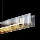 Smoked glass ceiling light for modern interior lighting