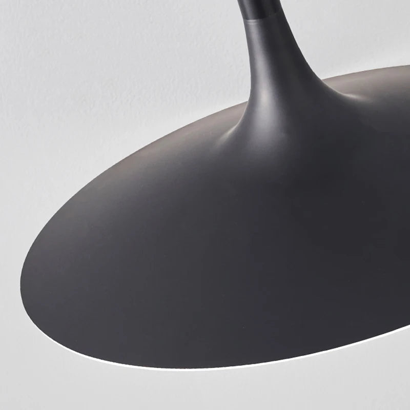 Modern LED horn-shaped chandelier for indoor decoration - vue 4 sur 6