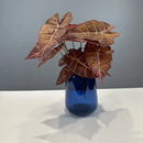 Set of 2 artificial leaves for autumn party decoration