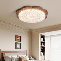 Retro full spectrum ceiling light for soft illumination