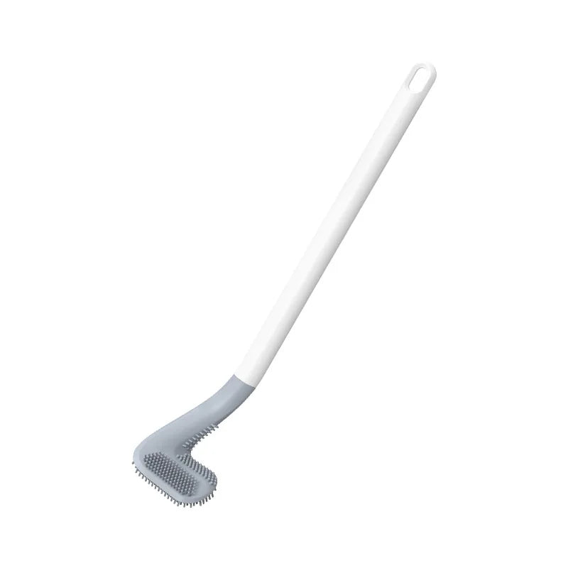 silicone cleaning brushes with holder for bathroom - vue 13 sur 16
