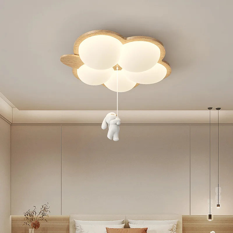 Modern LED chandelier for children's bedroom smart creative lighting