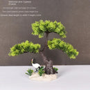 Artificial bonsai plant in plastic for interior decoration