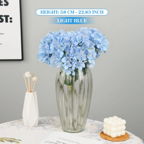 Silk artificial hydrangea bouquet for weddings and festive decorations
