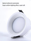 Ultra-slim aluminium anti-glare LED downlight for home