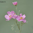 Silk artificial flower branch for wedding decoration
