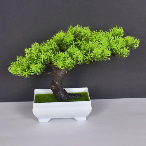 Artificial bonsai plant in plastic for interior decoration - vue 3 sur 41