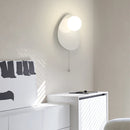 Minimalist u-shaped wall bedside lamp with anti-blue light
