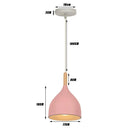 Retro nordic aluminium pendant light for indoor lighting