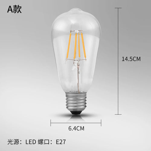 Modern glass LED wall light - vue 5 sur 6