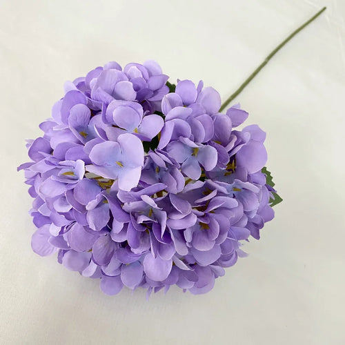 Artificial silk hydrangea bouquet for decoration and events - vue 16 sur 19