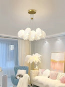 Modern suspended chandelier for energy-saving indoor lighting