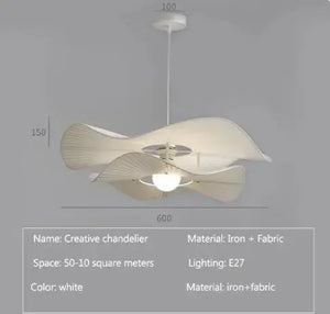Nordic fabric pendant light for elegant interior decoration