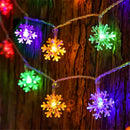 Snowflake LED light garland for Christmas decoration