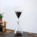 three-layer glass hourglass for Christmas decoration