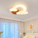 Romantic rainbow cloud ceiling light for children, decorative and modern