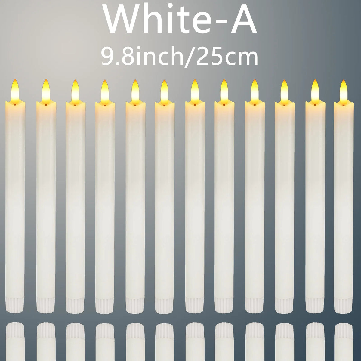 bougies LED décoratives scintillantes pour mariage et Halloween - vue 9 sur 14