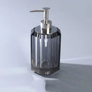 transparent crystal liquid soap dispenser for bathroom