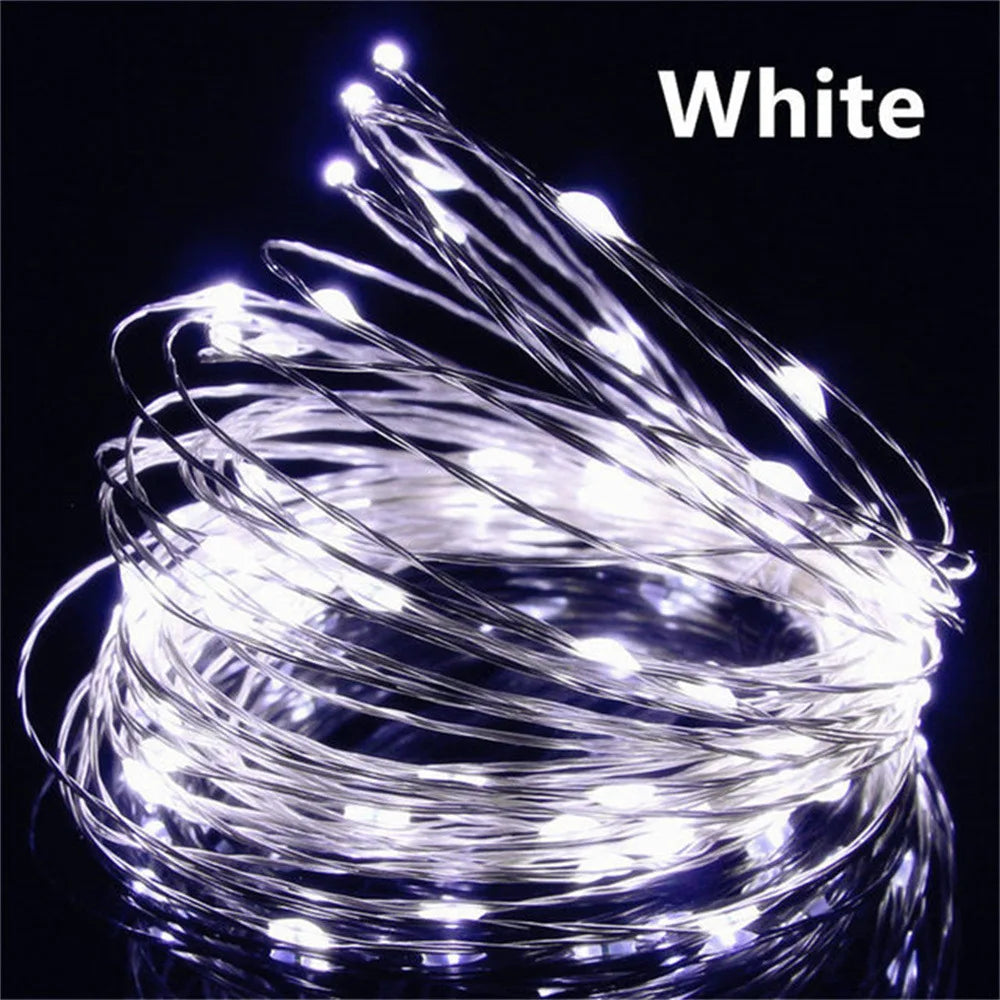 Waterproof USB LED string lights for festive, wedding and Christmas decor