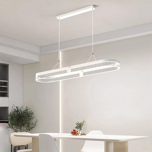 Decorative indoor chandelier with pendant suspension - vue 5 sur 8