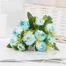 Silk artificial rose bouquet for elegant decor