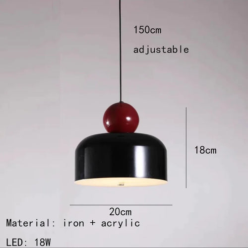 Adjustable metal wire pendant light for various indoor spaces - vue 17 sur 24