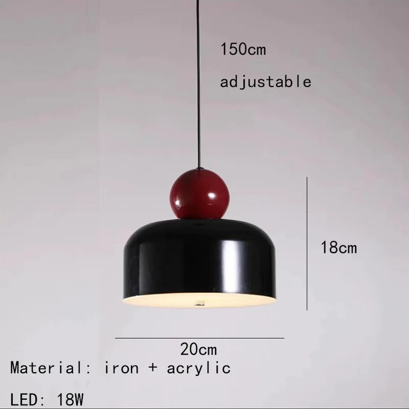 Adjustable metal wire pendant light for various indoor spaces - vue 16 sur 24