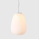 Modern Japanese style glass LED pendant light for elegant interiors