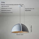 Nordic fabric circular art chandelier for interior designer