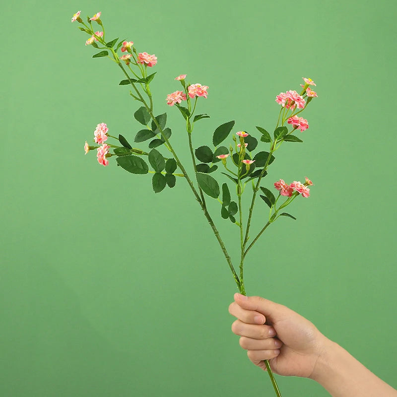 Artificial silk rose bouquet for vintage decor