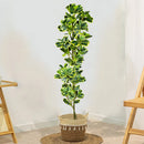 Artificial ficus tree in plastic for outdoor decoration