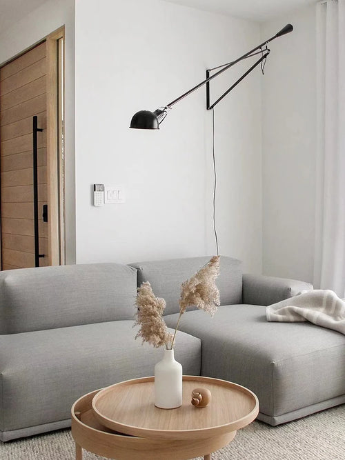 Minimalist industrial style wall light for modern decor - vue 2 sur 8