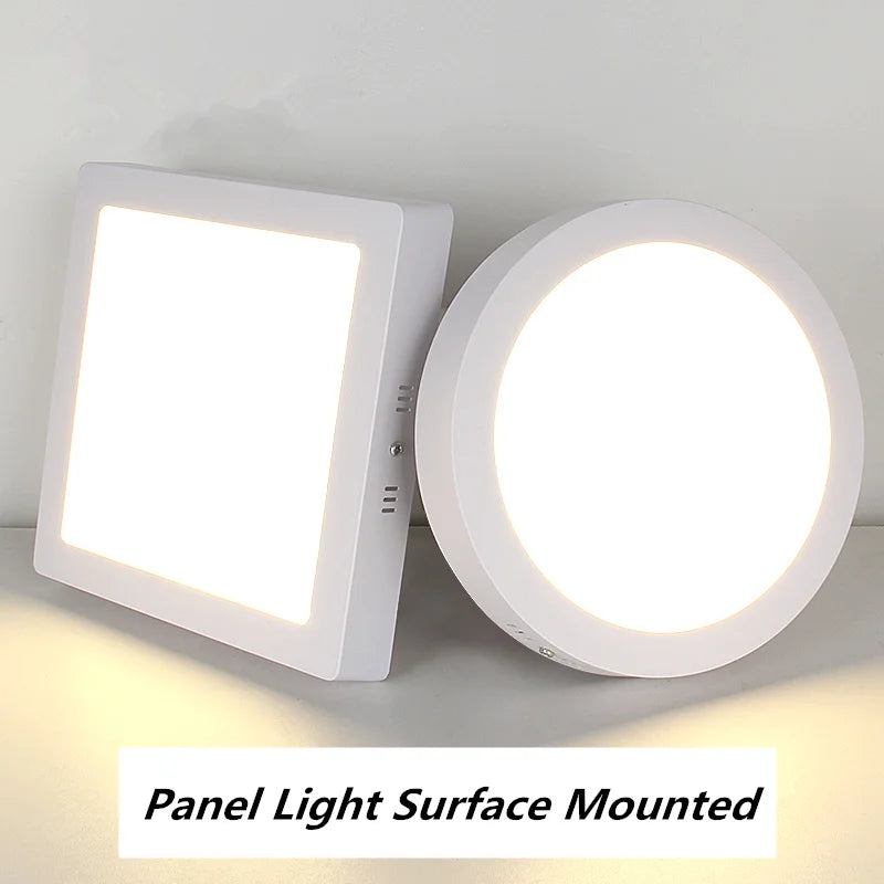 Square LED ceiling light surface mounted cool white