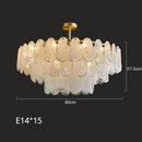 Modern creative cloud design glass pendant chandelier