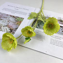 Artificial silk poppy flowers for decoration and events