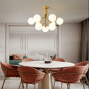 Nordic molecular glass chandelier for interior decoration