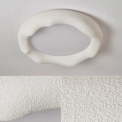 Creative minimalist Japanese wabi sabi ceiling light - vue 7 sur 12