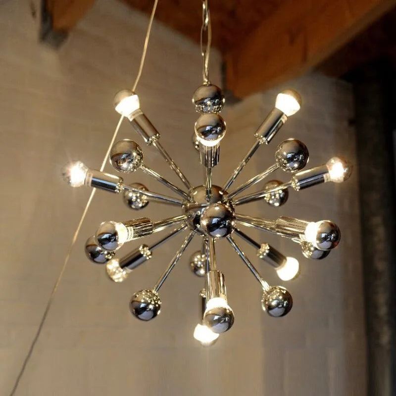 Medieval vintage atomic pendant chandelier