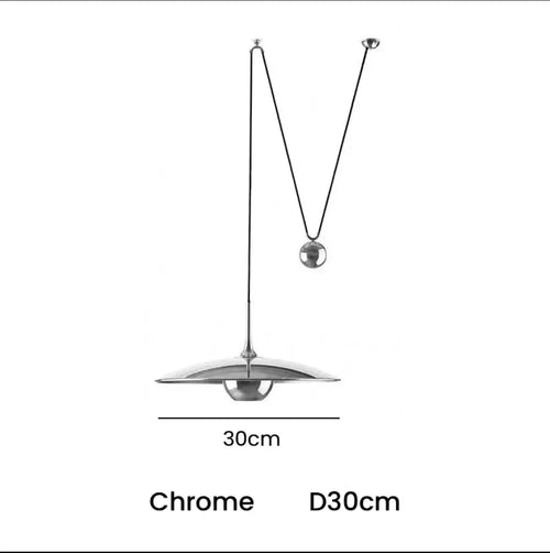 Postmodern adjustable LED pendant light - vue 14 sur 14