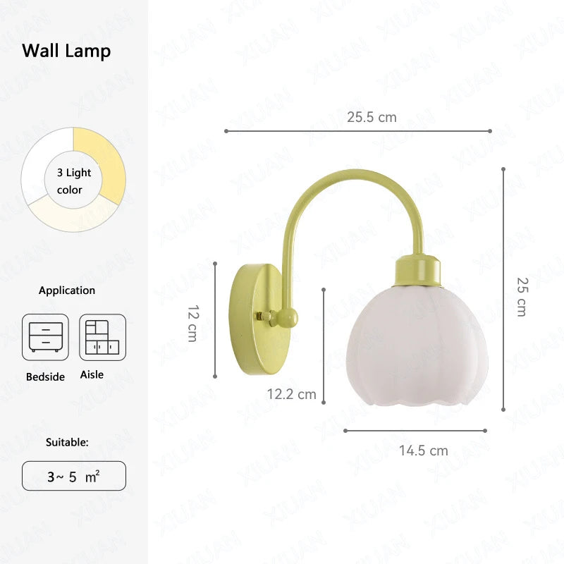 European glass pumpkin LED chandelier for indoor use - vue 8 sur 10