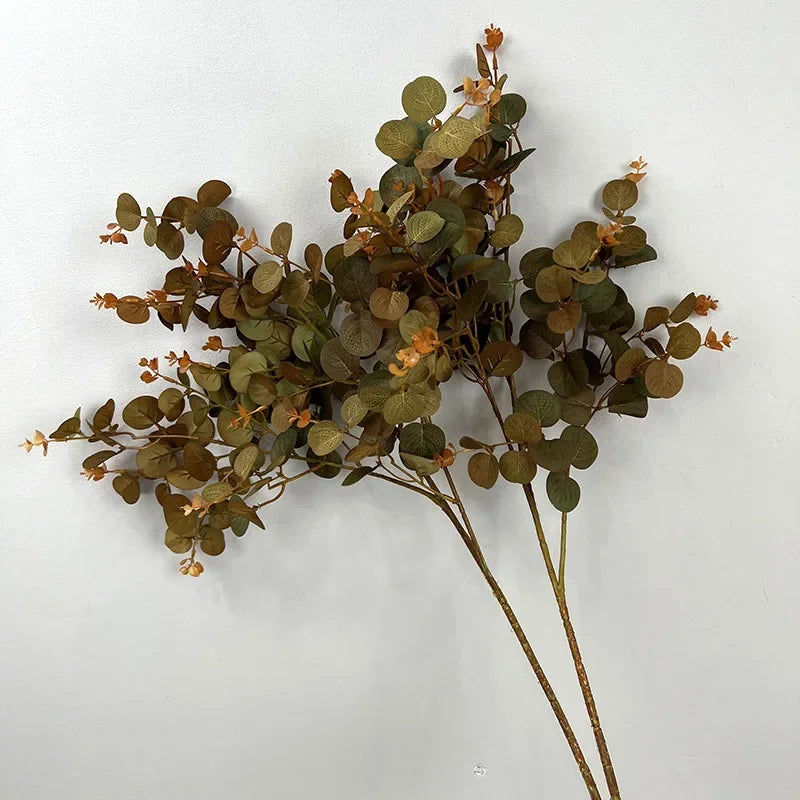 Set of 2 artificial silk leaves for floral decoration - vue 6 sur 7