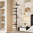 modern shelves for children's books and magazines