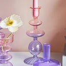 Glass candle holders for wedding decor and Christmas gifts