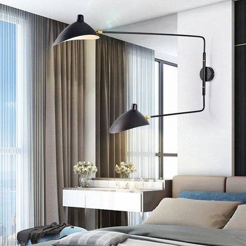 Modern rotating designer wall light for interior decoration - vue 4 sur 13