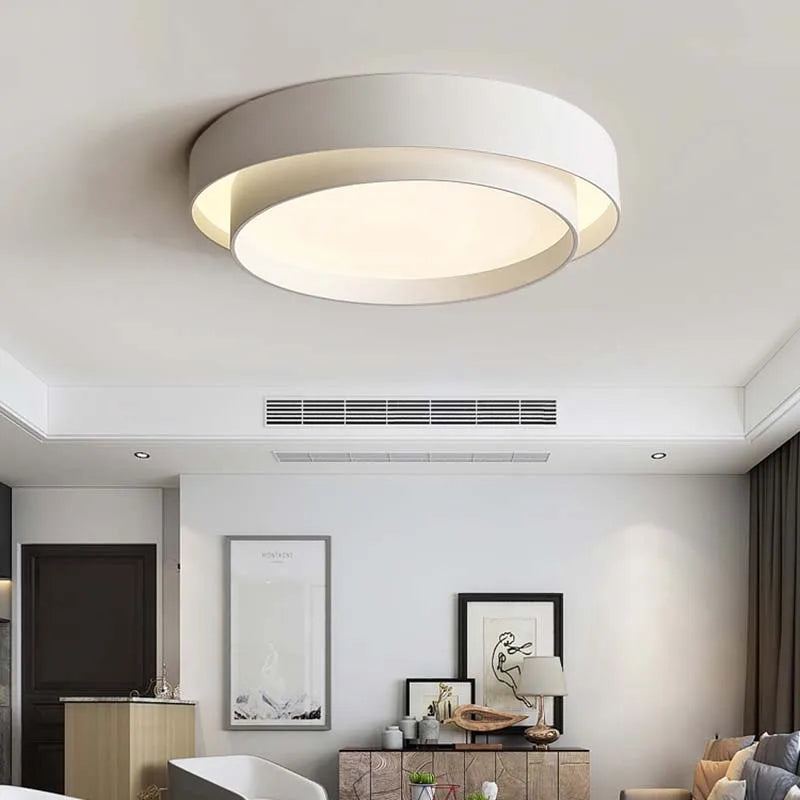 Ultra slim modern LED chandelier for indoor decoration - vue 6 sur 22