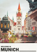 German cities art poster for wall decoration